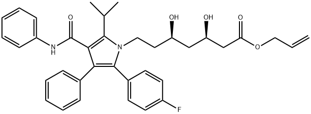 Atorvastatin Ellyl Ester Structure