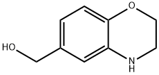 (3,4-디하이드로-2H-벤조[1,4]옥사진-6-일)-메탄올 구조식 이미지