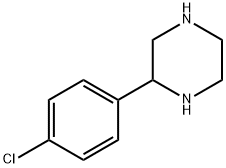 2-(4-CHLOROPHENYL)PIPERAZINE 구조식 이미지