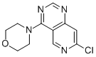 피리도[4,3-D]피리미딘,7-클로로-4-(4-모르폴리닐)- 구조식 이미지
