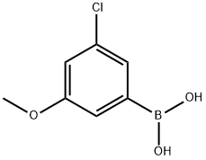 3-CHLORO-5-METHOXYBENZENEBORONIC ACID Structure