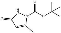 3-Hydroxy-5-Methyl-pyrazole-1-carboxylic acid tert-butyl ester Structure