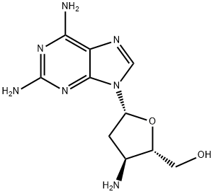 2, 3''-DIAMINO-2'', 3''-DIDEOXYADENOSINE (3''-AMINO-2'', 3''-DIDEOXY-2, 6-DIAMINOPURINERIBOSIDE) Structure