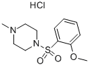 1-(2-Methoxy-benzenesulfonyl)-4-methyl-piperazine Structure