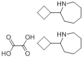 2-Cyclobutyl-azepane oxalate Structure