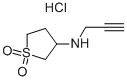 (1,1-Dioxo-tetrahydrothiophen-3-yl)-prop-2-ynyl-amine hydrochloride Structure