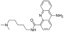 9-Amino-N-(5-(dimethylamino)pentyl)-4-acridinecarboxamide Structure