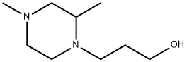1-피페라진프로판올,2,4-디메틸-(7CI) 구조식 이미지