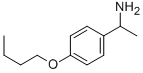 BENZYLAMINE, p-BUTOXY-alpha-METHYL- Structure