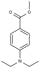 메틸4-디에틸아미노벤조에이트 구조식 이미지