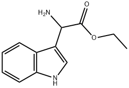 ethyl 2-aMino-2-(1H-indol-3-yl)acetate Structure