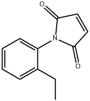 1-(2-에틸-페닐)-피롤-2,5-디온 구조식 이미지