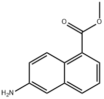 6-아미노나프탈렌-1-카르복실산메틸에스테르 구조식 이미지