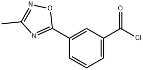 3-(3-Methyl-1,2,4-oxadiazol-5-yl)benzoyl chloride Structure