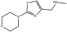 4-[(Methylamino)methyl]-2-morpholin-4-yl-1,3-thiazole Structure