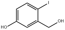 3-(Hydroxymethyl)-4-iodophenol 구조식 이미지