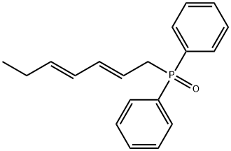 (e,e)-2,4-Heptadienyldiphenylphosphine Oxide 구조식 이미지
