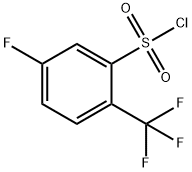 5-Fluoro-2-(trifluoromethyl)benzenesulfonylchloride Structure