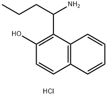 1-(1-AMINOBUTYL)-NAPHTHALEN-2-OL HYDROCHLORIDE Structure