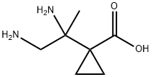 시클로프로판카르복실산,1-(1,2-디아미노-1-메틸에틸)- 구조식 이미지