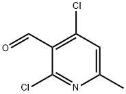 2,4-DICHLORO-6-METHYLNICOTINALDEHYDE Structure