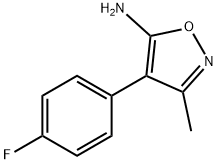 4-(4-플루오로페닐)-3-메틸리속사졸-5-아민 구조식 이미지