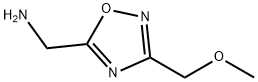 3-(MethoxyMethyl)-1,2,4-oxadiazole-5-MethanaMine Structure