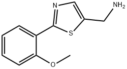C-[2-(2-METHOXY-PHENYL)-THIAZOL-5-YL]-METHYLAMINE Structure