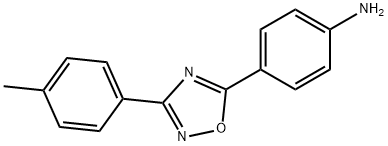 4-[3-(4-methylphenyl)-1,2,4-oxadiazol-5-yl]aniline 구조식 이미지