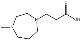 3-(4-methyl-1,4-diazepan-1-yl)propanoic acid Structure