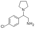 2-(4-CHLORO-PHENYL)-2-PYRROLIDIN-1-YL-ETHYLAMINE Structure