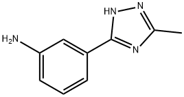 3-(5-methyl-2H-1,2,4-triazol-3-yl)benzenamine Structure