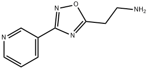 2-(3-PYRIDIN-3-YL-1,2,4-OXADIAZOL-5-YL)ETHANAMINE Structure