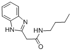 2-(1H-BENZIMIDAZOL-2-YL)-N-BUTYLACETAMIDE Structure