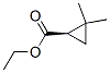 Cyclopropanecarboxylic acid, 2,2-dimethyl-, ethyl ester, (1R)- (9CI) Structure