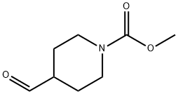 1-Piperidinecarboxylic  acid,  4-formyl-,  methyl  ester Structure