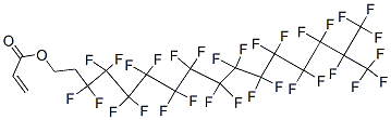3,3,4,4,5,5,6,6,7,7,8,8,9,9,10,10,11,11,12,12,13,13,14,14,15,16,16,16-octacosafluoro-15-(trifluoromethyl)hexadecyl acrylate Structure