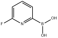 6-플루오로피리딘-2-보론산 구조식 이미지