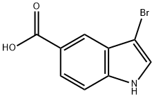 3-Bromoindole-5-carboxylic Acid 구조식 이미지