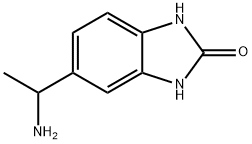 2H-Benzimidazol-2-one,  5-(1-aminoethyl)-1,3-dihydro- Structure