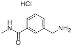 3-(AMINOMETHYL)-N-METHYLBENZAMIDE HYDROCHLORIDE Structure