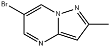 6-Bromo-2-methylpyrazolo[1,5-a]pyrimidine 구조식 이미지