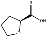 2-Furancarbothioic acid, tetrahydro-, (2S)- Structure