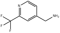 C-(2-Trifluoromethyl-pyridin-4-yl)-methylamine Structure