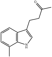 2-BUTANONE,4-(7-METHYL-1H-INDOL-3-YL)- Structure