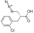 (R)-3-AZIDO-2-(2-CHLOROBENZYL)PROPANOIC ACID Structure
