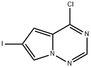 4-Chloro-6-iodopyrrolo[2,1-f][1,2,4]triazine Structure