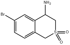 916420-32-1 6-bromo-3,4-dihydro-1H-S,S-Di-oxo-isothiochromen-4-amine hydrochloride