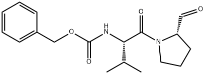 N-benzyloxycarbonylvalylprolinal Structure