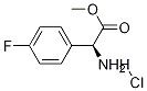 Methyl L-2-(4-fluorophenyl)glycinate HCl 구조식 이미지